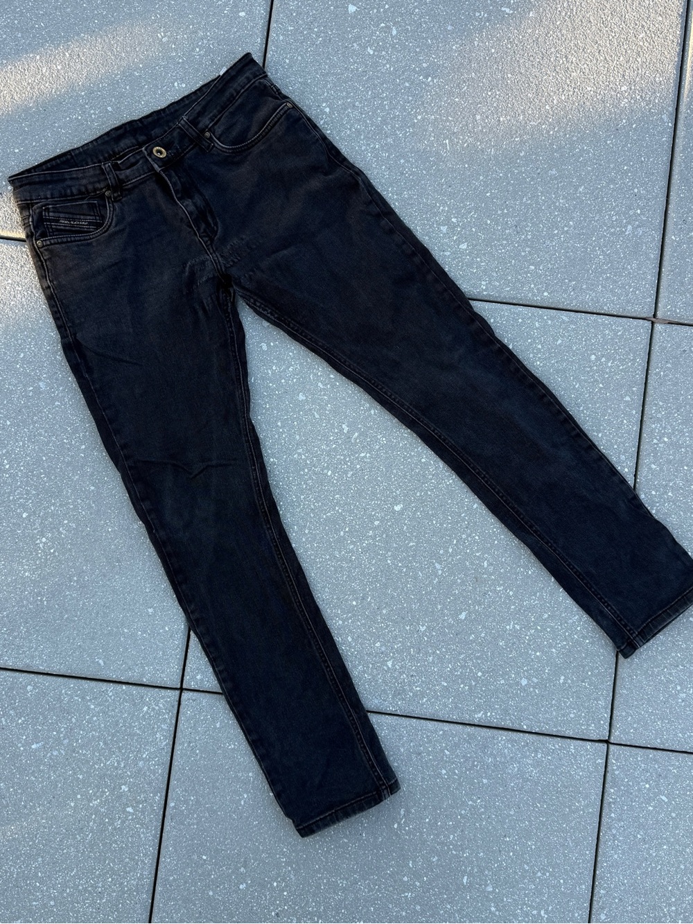 Diesel Black faded slim fit jeans